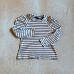 Veronica Beard Delano Stripe Raglan Sleeve Top